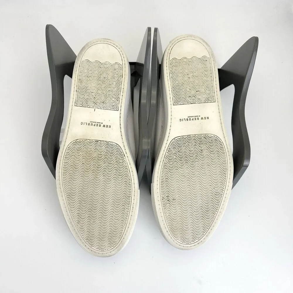 New Republic Kurt Sneakers Mens Sz 11.5 White Leather Comfort Lined Dress Casual